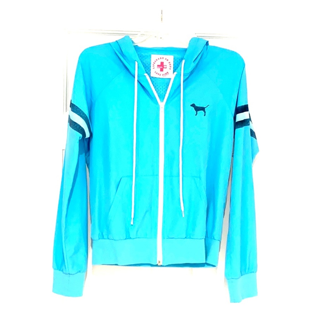 Pink by VS Light Blue Lightweight Jacket